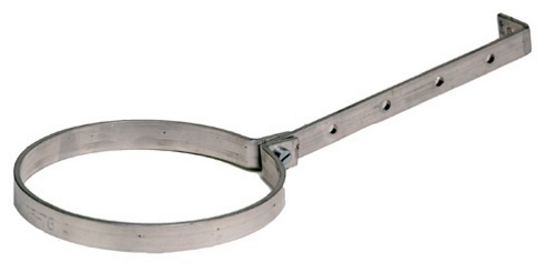 Collier de suspension inox 139 mm Tolerie generale - 006139