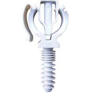 Colliers de fixation Fixalpex simple - Diamètre: 20 mm - Seau de 100 pièces - Blanc - Sans BAGALPEX