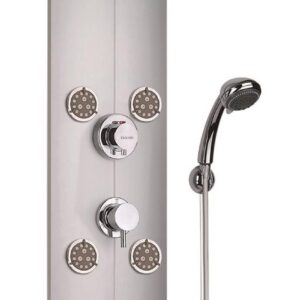 Colonne de douche thermostatique Totem - Aluminium anodisé