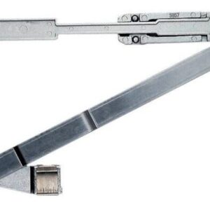 Compas additionnel modèle 1455 pour oscillo-battant d'ouverture supérieure à 1200mm jusqu'à 1700mm zamak zingué FAPIM 1455_Z5