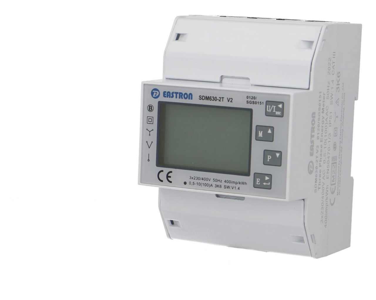 Compteur Electrique triphasé 100A connecté Wi-Fi certifié MID