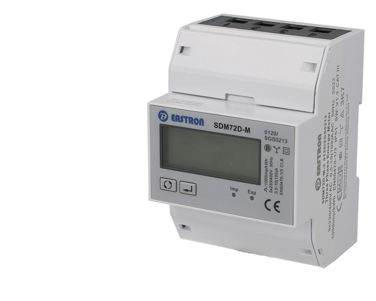 Compteur Electrique triphasé 100A simple tarif certifié MID