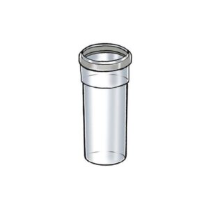 Conduit de fumée PPTL Ø 80 CHEMILUX - Longueur : 1000 mm
