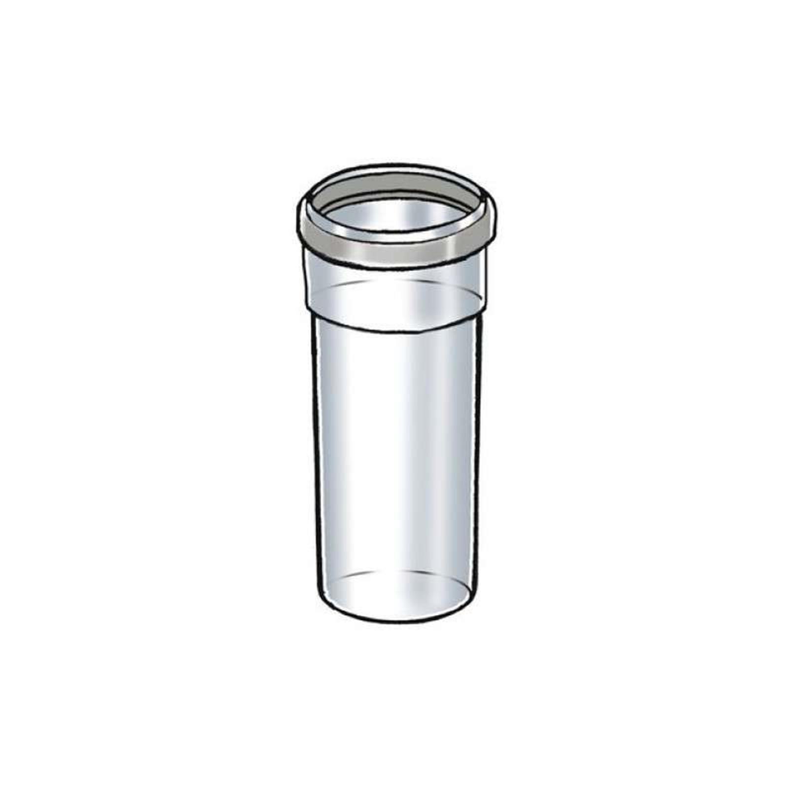 Conduit de fumée PPTL Ø 80 CHEMILUX - Longueur : 500 mm