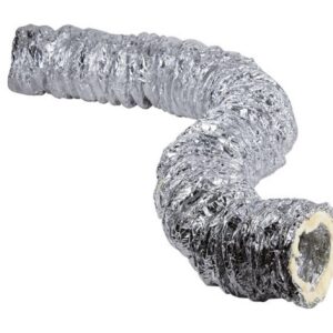 Conduit souple avec isolation phonique - Epaisseur 25 mm - Diamètre: 160 mm - Longueur: 10 m