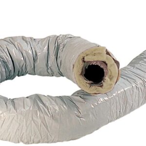 Conduit souple isolé aluminium simple flux - T82 - longueur 6ML