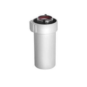 Conduit ventouse gaz Rolux 80/125 ALU/PVC - Longueur : 2 m