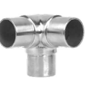 Connection en T 90° pour tube 42,4 mm inox 304 EUROFER 17.050B.04S