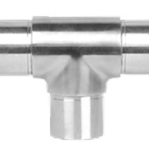 Connection en T pour tube 42,4 mm inox 304 EUROFER 17.040B.04S