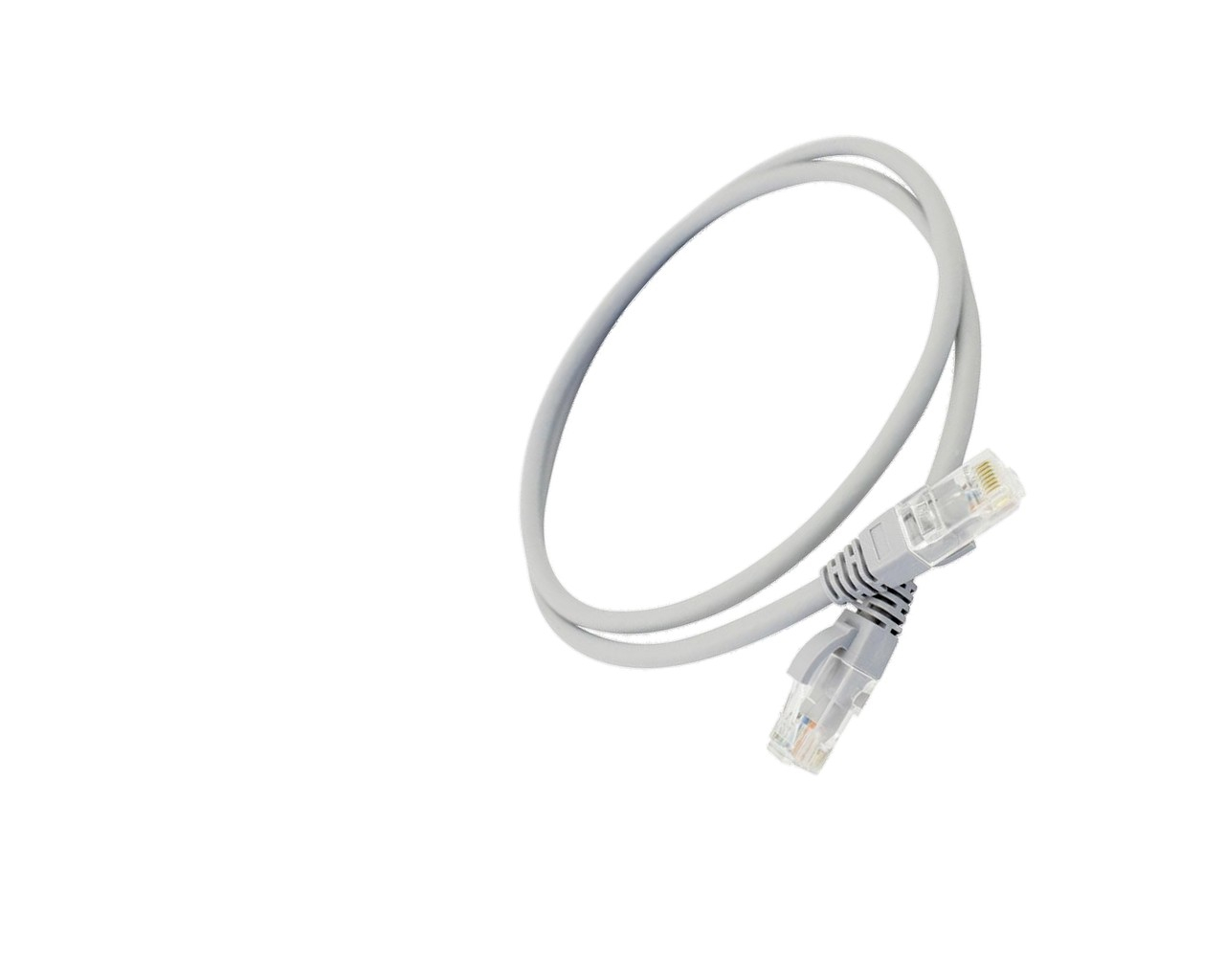 Cordon RJ45 mâle / mâle cat. 6A 0.5 mètre
