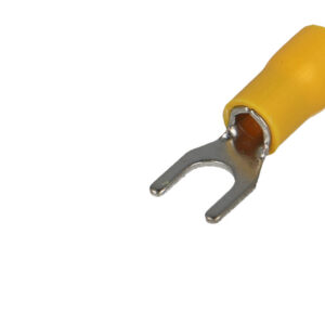 Cosses isolée à fourche, jaune, 6mm² Solera