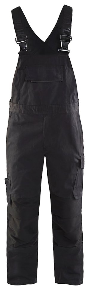 Cotte à bretelles + stretch noir/gris foncé T44 BLÅKLÄDER 269513309998C50