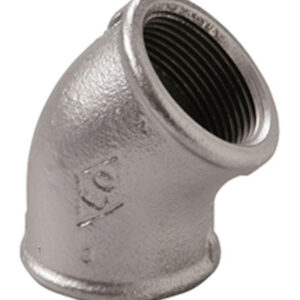 Coude 45° 120 femelle-femelle galvanisé 3/8'' VIRFOLLET 12005002