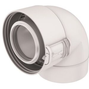 Coude 87° Rolux condensation D60/100 mm PPTL/PP sekurit UBBINK 229232