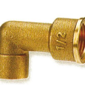 Coude 90 GLCU femelle long à visser - Diamètre 15/21 - 14 mm