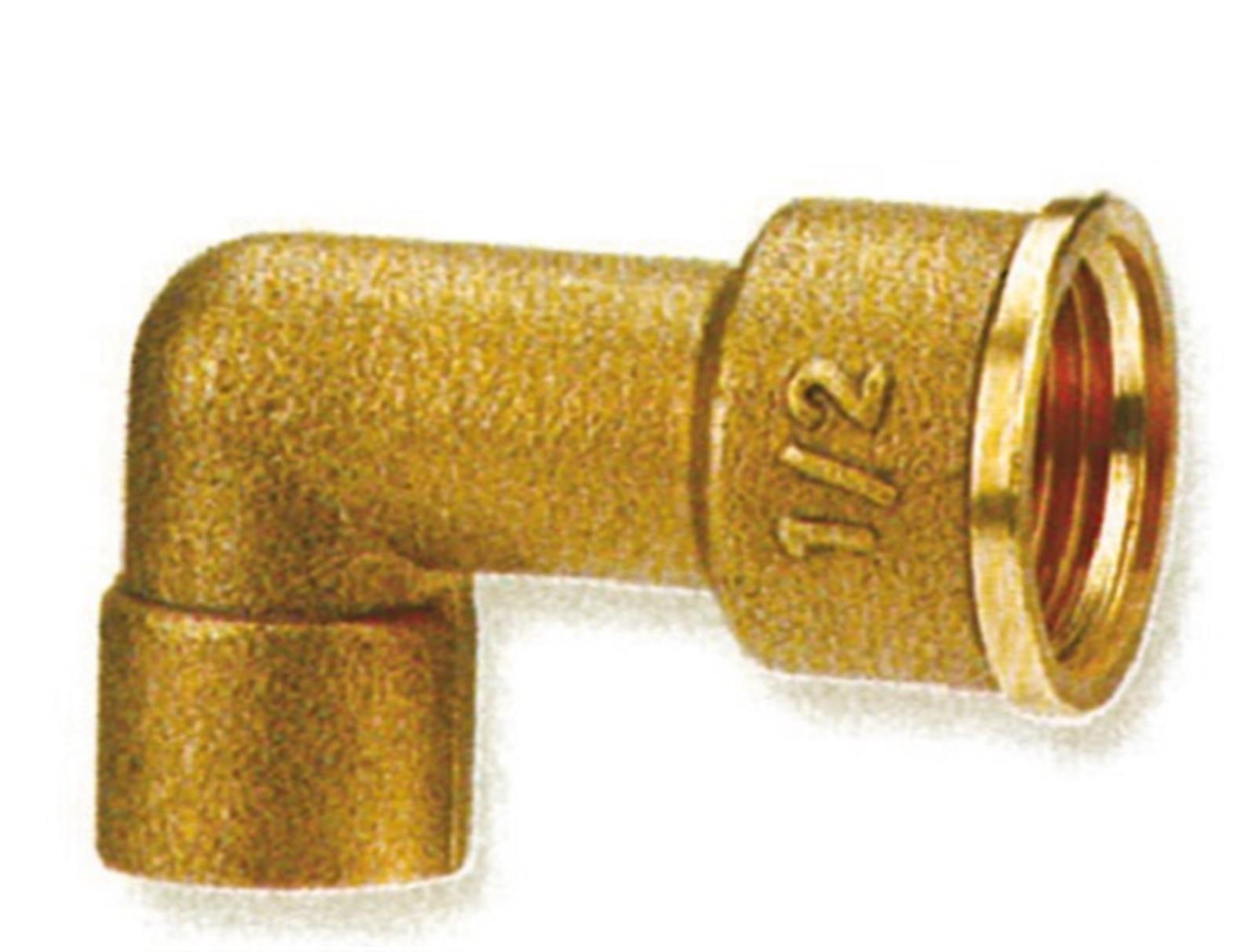 Coude 90 GLCU femelle long à visser - Diamètre 15/21 - 14 mm