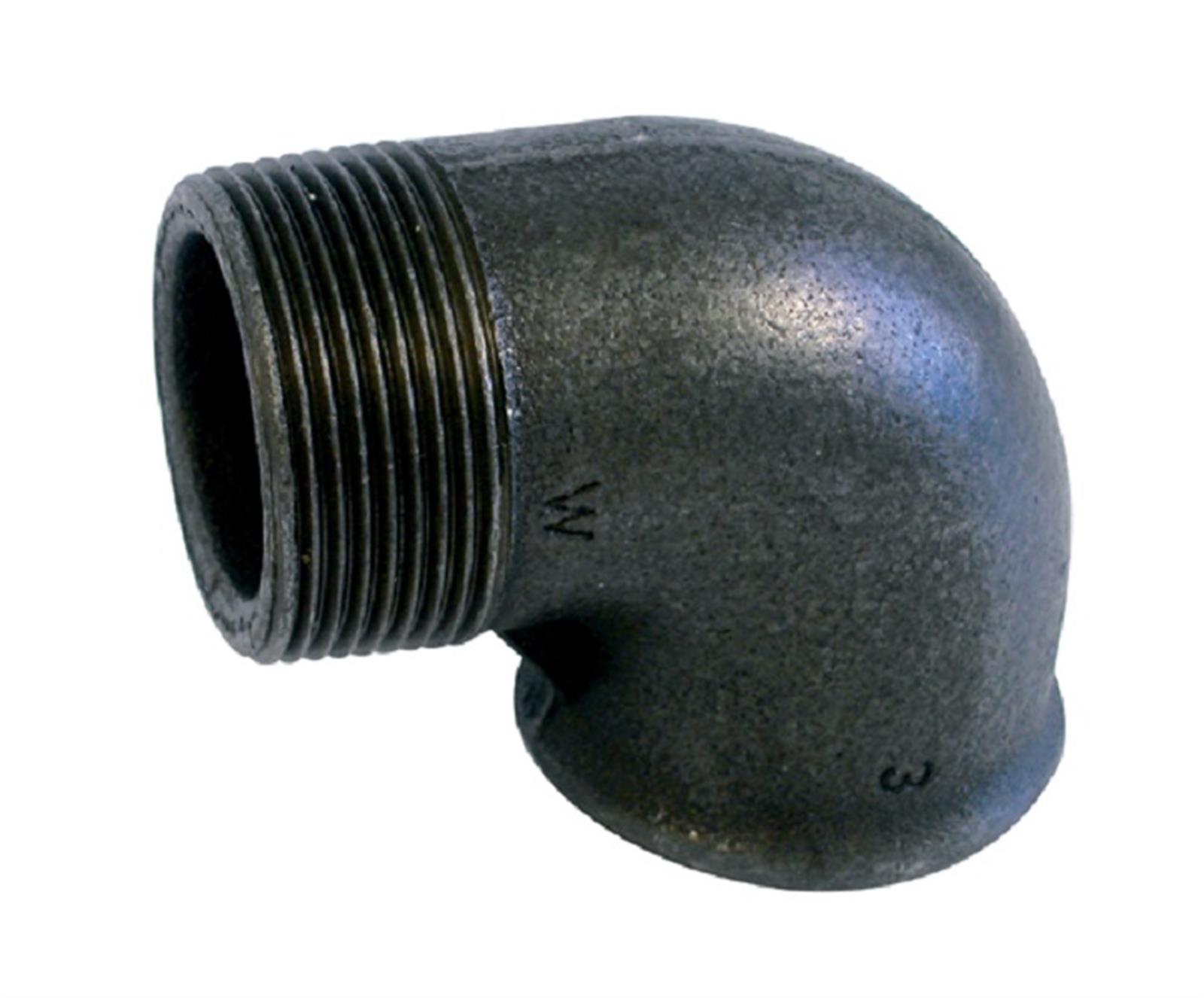 Coude 90 petit rayon fonte noire MF - Diamètre : 1/2''