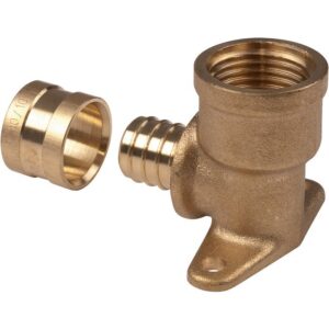 Coude applique courte à glissement - Diamètre : 16-F1/2''