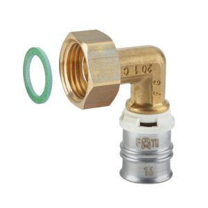 Coude écrou tournant à 90° XS - Diamètre : 20 - 3/4"