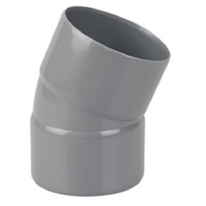 Coude Femelle / Femelle PVC 22° - FF 22°30 100 GN - GRIS