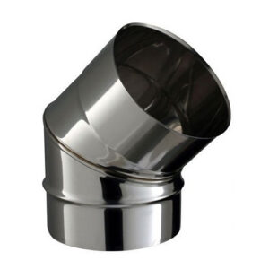 Coude inox SOI à facettes soudées - Coude à 90° - diamètre 200