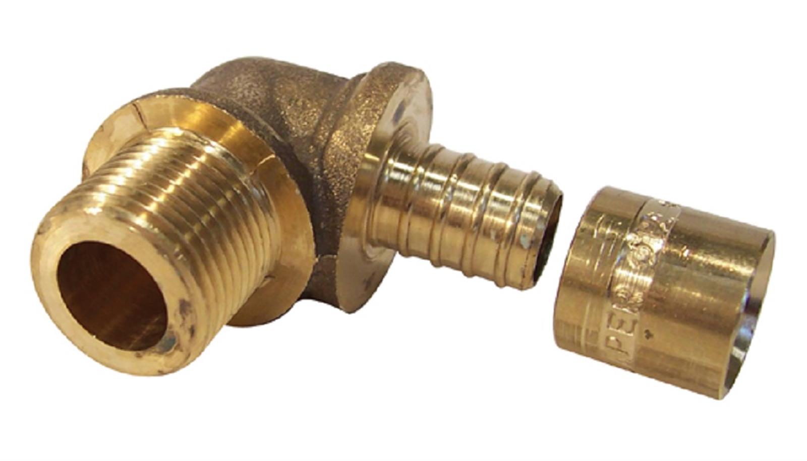 Coude mâle fixe à glissement - Diamètre : 12 - 3/8''