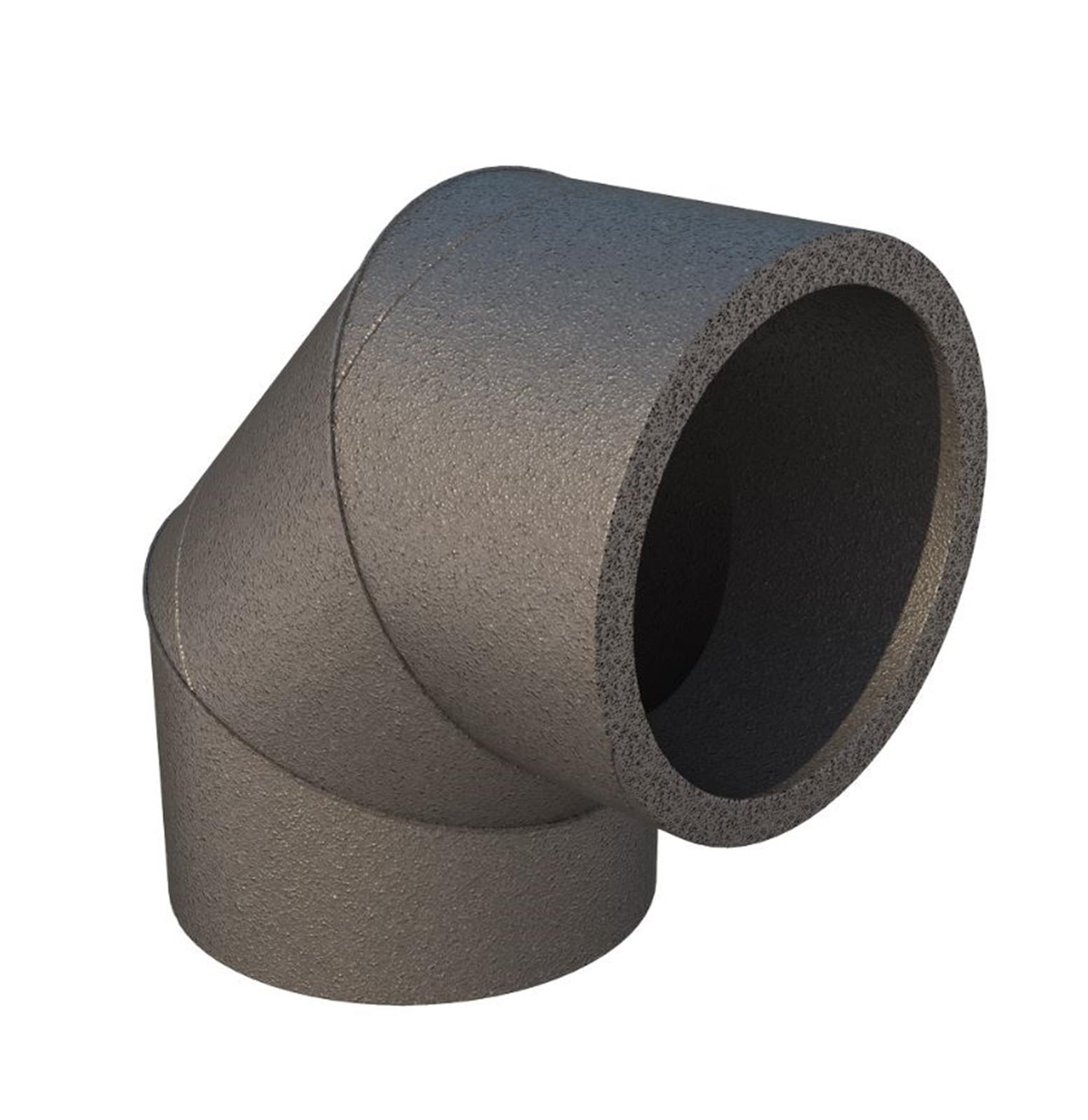 Coude PEE isolé 90° - Ø 180 mm