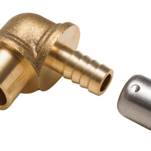 Coude PER à sertir radial - Fixation à sertir - Diamètre : 10X12 - 12