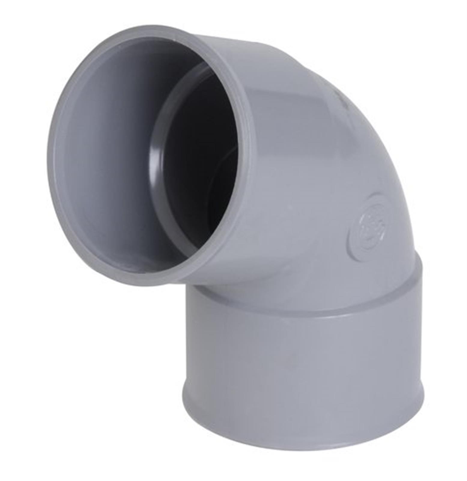 Coude PVC femelle/femelle à 67°30 - Diamètre : 100