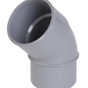 Coude PVC mâle/femelle à 45° - Diamètre : 125