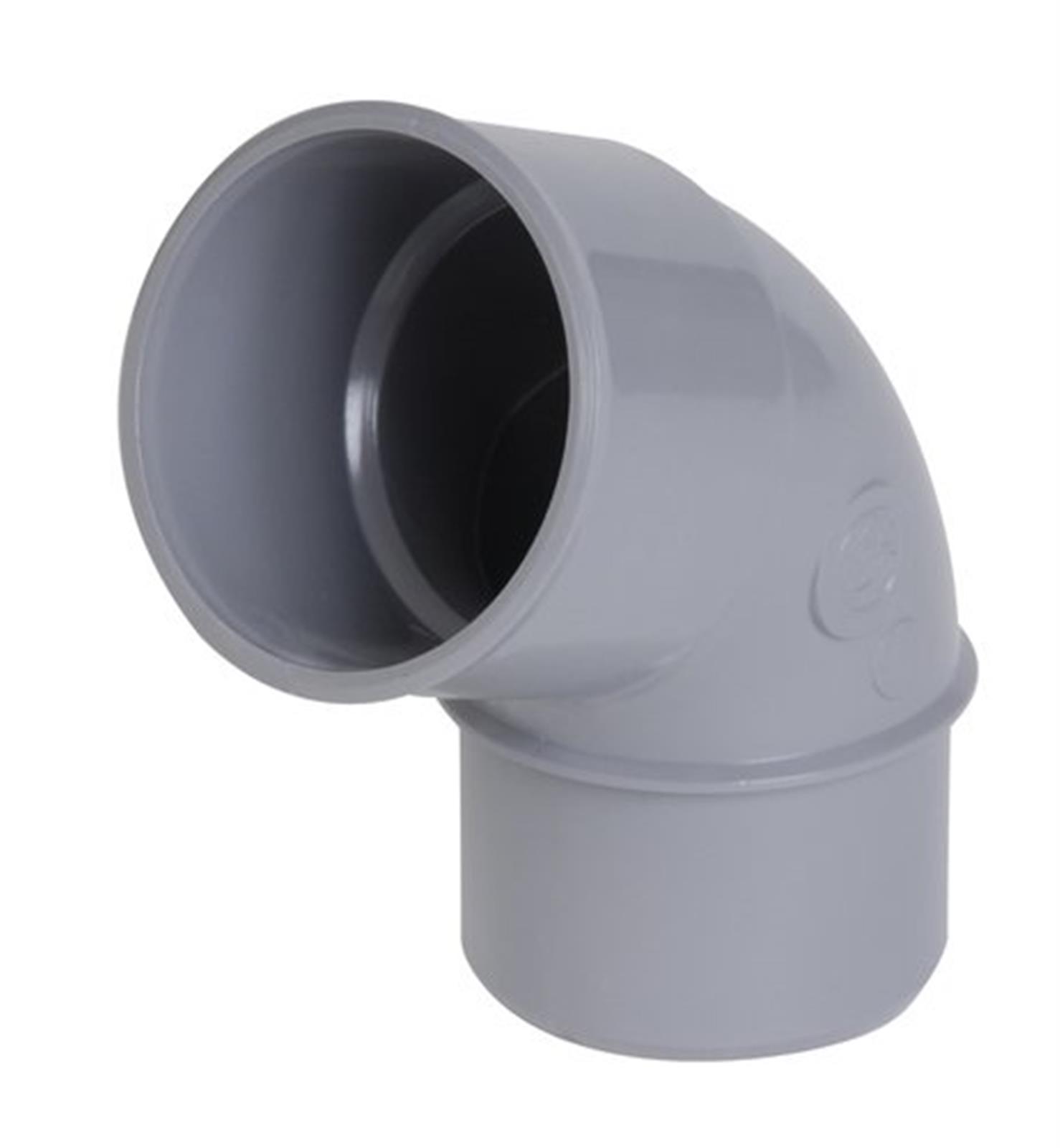 Coude PVC mâle/femelle à 67°30 - Diamètre : 100
