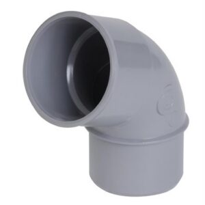 Coude PVC mâle/femelle à 67°30 - Diamètre : 80