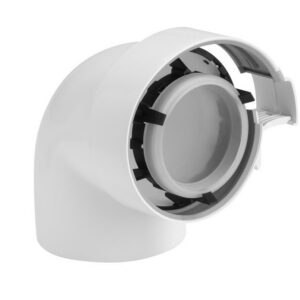 Coude Rolux Condensation Ø60/100 - Coude à 45° (colisé x2) prix à l'unité
