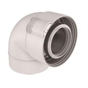 Coude Rolux Condensation 80/125 PPTL/PVC 87° - Coude Rolux Condensation 80/125 PPTL/PVC 90°