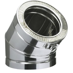 Coude THERMINOX TI - Coude 45° - Diamètre 150