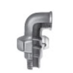 Coude union 90° fonte galva MF - Diamètre : 1 1/2''