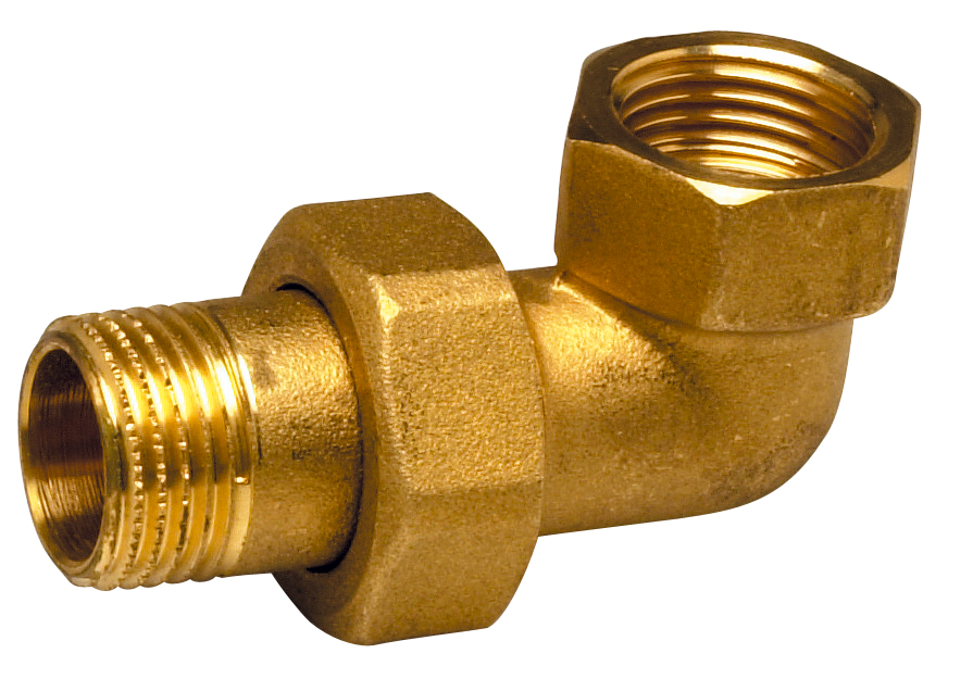 Coude union laiton à visser MF - Diamètre : 1''