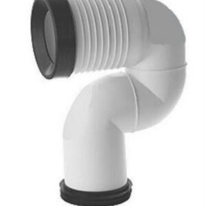 Coude Vario vertical - Sortie verticale - Blanc