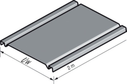 Couvercle CO2 L 2000 mm NIEDAX 005003