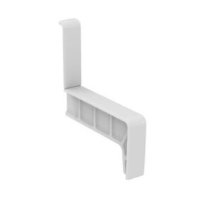 Couvre joint intermédiaire pour dosseret lavabo - Blanc