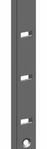 Crémaillère en applique aluminium 2000 x 13 mm MONIN 522450