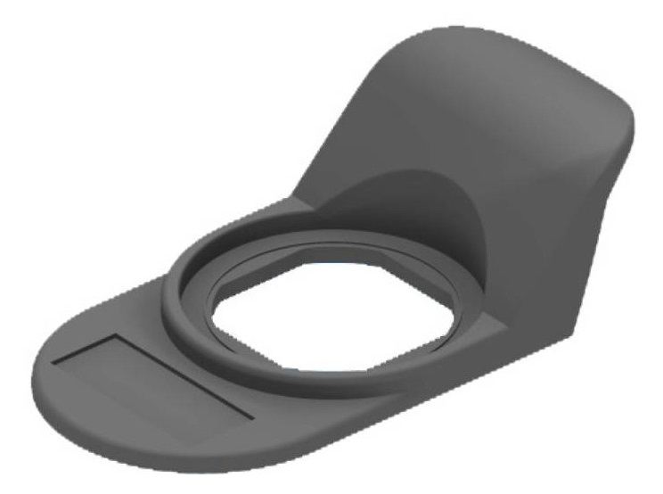 Crochet de tirage pour quart de tour DAI 32 mm polyamide PINET 8179026