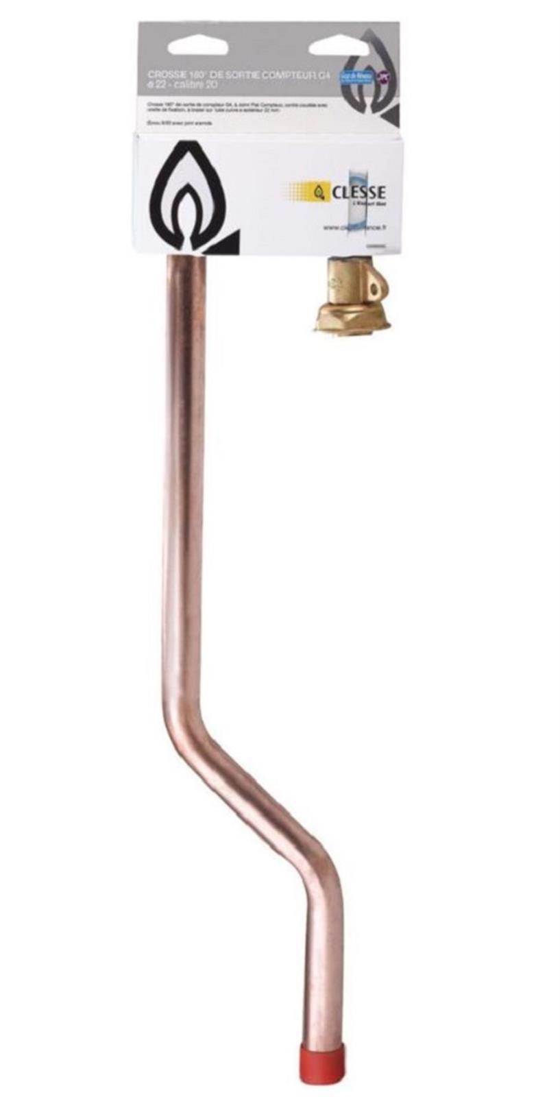 Crosse de sortie compteur CRO-180° - Calibre 20 - modèle CC-JPC-C