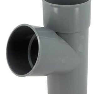 Culotte Mâle / Femelle simple PVC - 67°30 - Diamètre 80 mm
