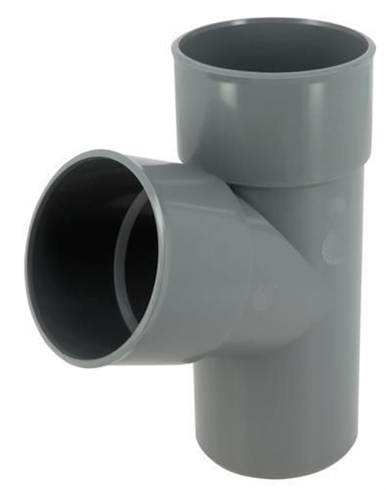 Culotte Mâle / Femelle simple PVC - 67°30 - Diamètre 80 mm