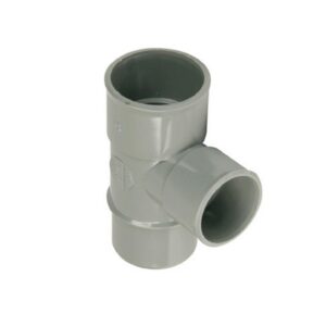 Culotte Mâle / Femelle simple PVC - 87°30 - Diamètre 80 mm