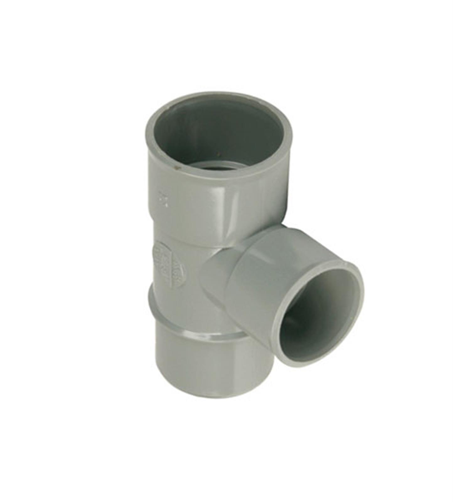 Culotte Mâle / Femelle simple PVC - 87°30 - Diamètre 80 mm