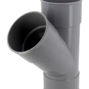 Culotte simple D 63 mm femelle-femelle à 45° à coller NICOLL BL144