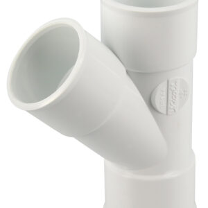 Culotte simple FF 45° D 32 mm blanc NICOLL BF144B