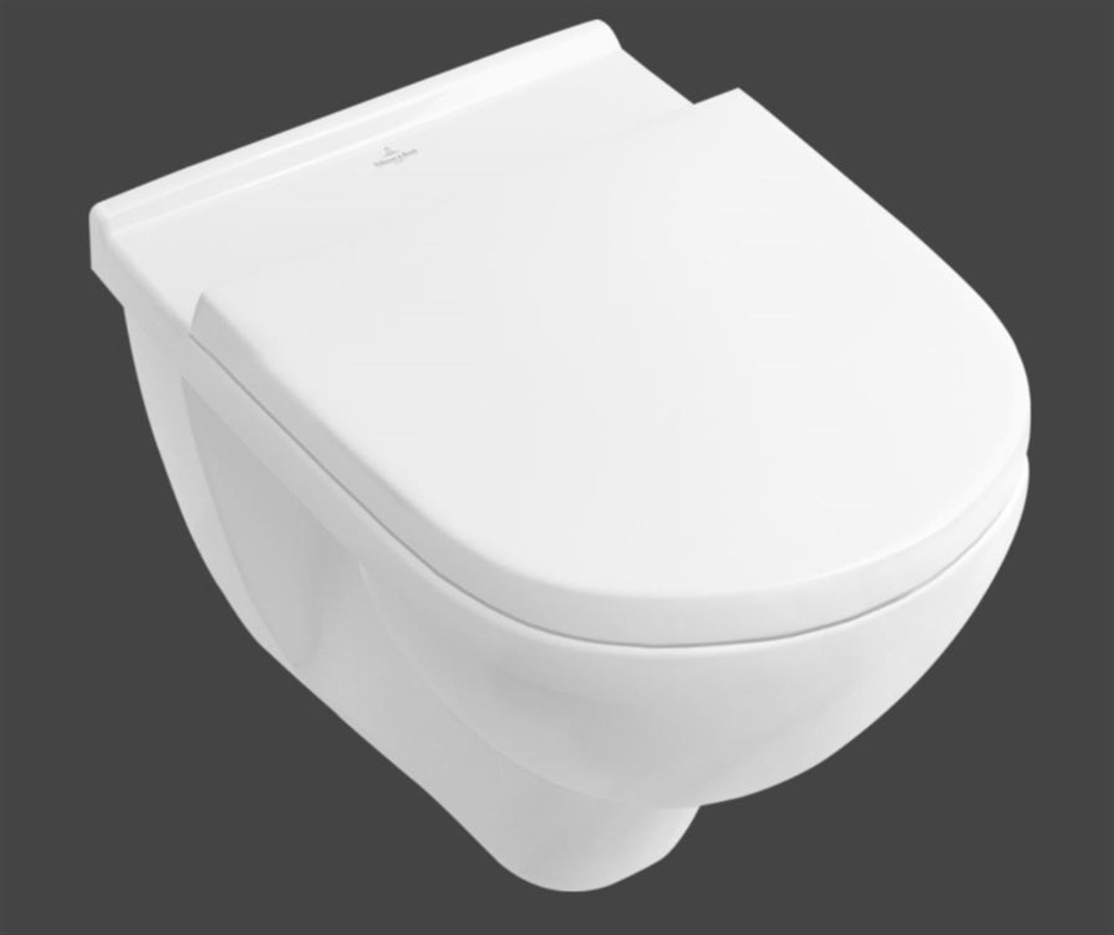 Cuvette WC sans bride, modèle suspendu O. Novo - Combi pack - Dimensions: 360x350x560 mm - Blanc